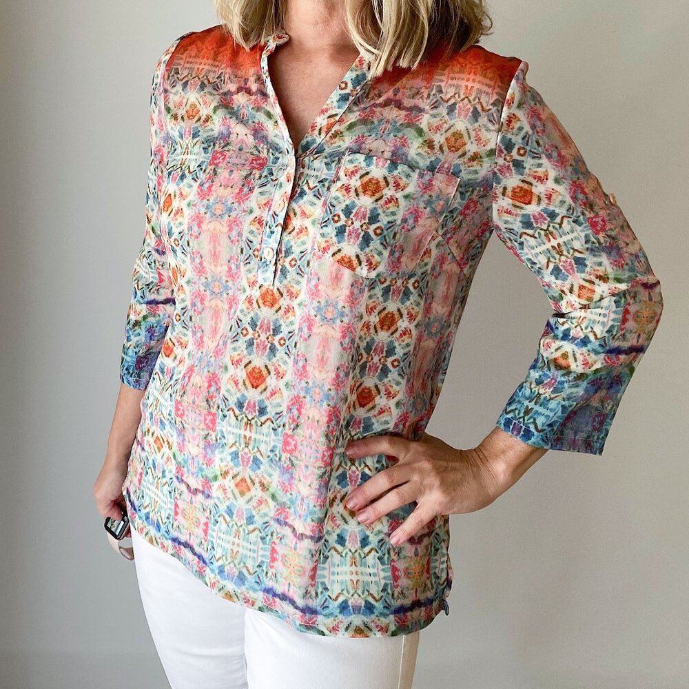 Charlie B multi colour tunic - Picture 2 of 11